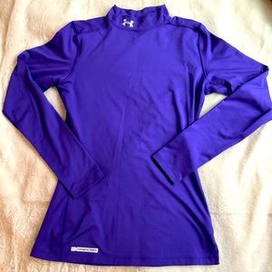 Under Armour Coldgear mock neck fitted sweater